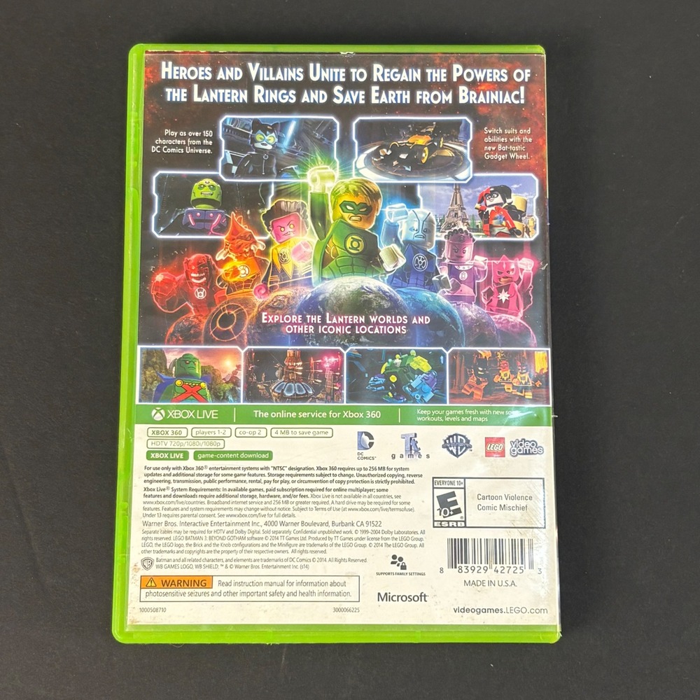 LEGO Batman 3 Beyond Gotham Microsoft Xbox 360 Complete with Manual NTSC - Picture 2 of 4
